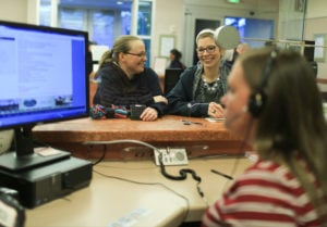 Customers interact with Deputy Clerk at the Clark County Marriage License Bureau