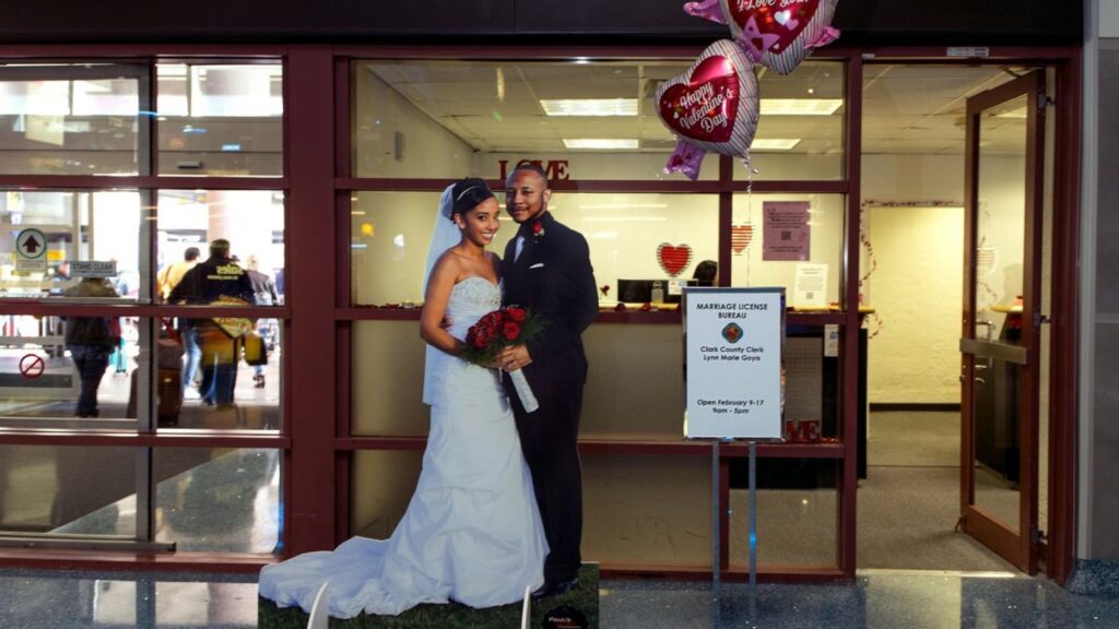 Everyone loves the unique pop-up Marriage License Bureau at Harry Reid International Airport, one of County Clerk Lynn Marie Goya's first innovations to bring attention to weddings in Las Vegas.